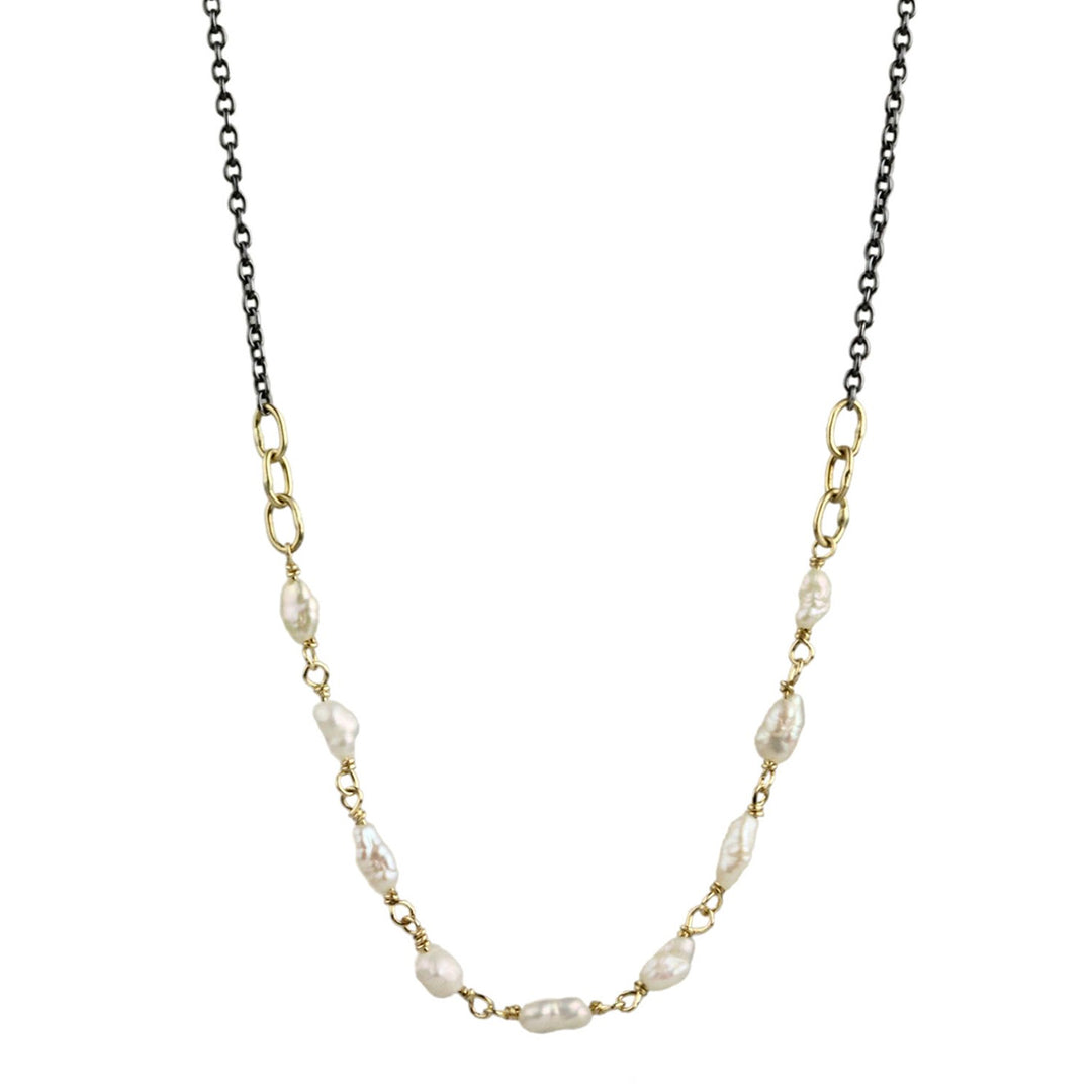 Nine Lives Keshi Pearl Necklace