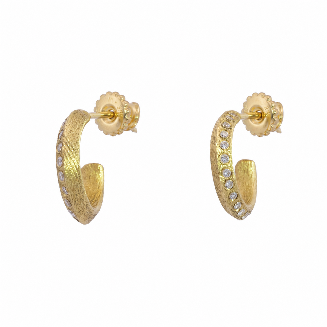 Borde Hoop Earrings