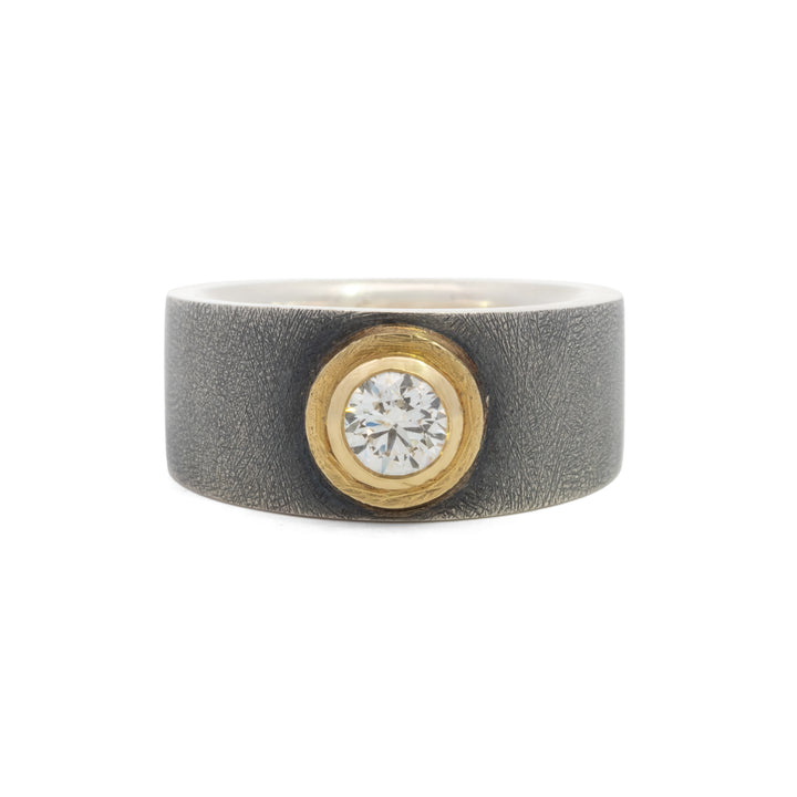 Trunk Show 10 mm Junia Diamond Two Tone Ring