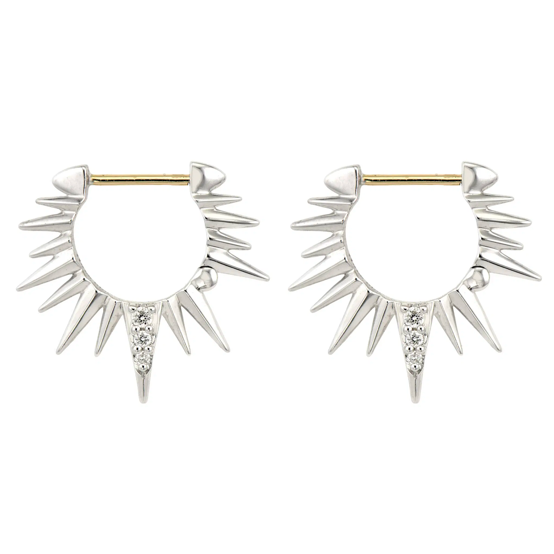 Small Love Explosion Diamond Earrings