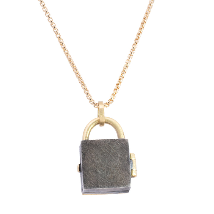 Mini Baguette Diamond Locket