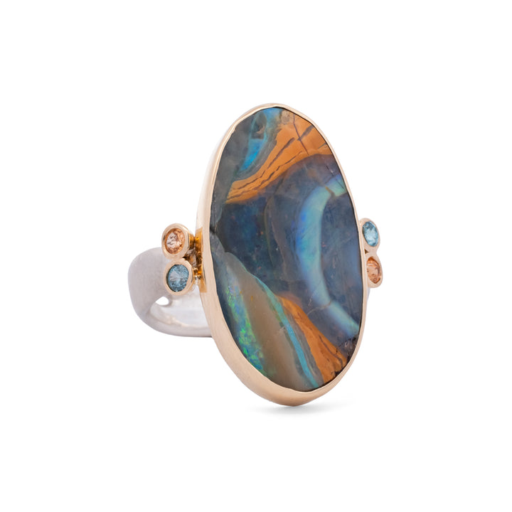 Boulder Opal Ring