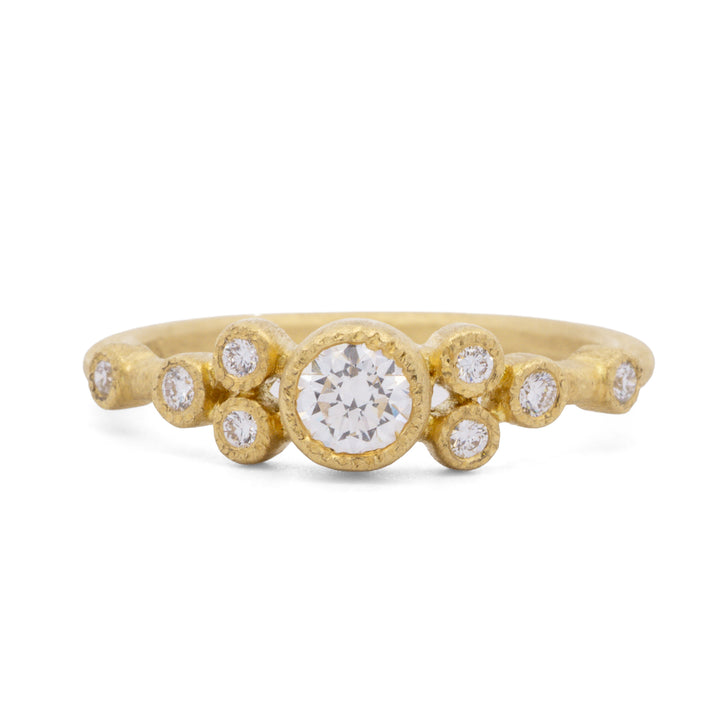 Nine Bezel Diamond Ring