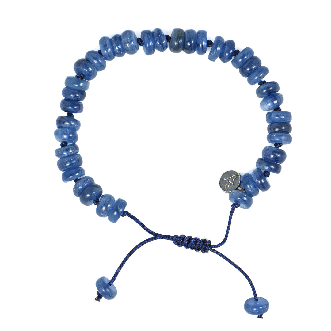 8mm Smooth Kyanite Bracelet