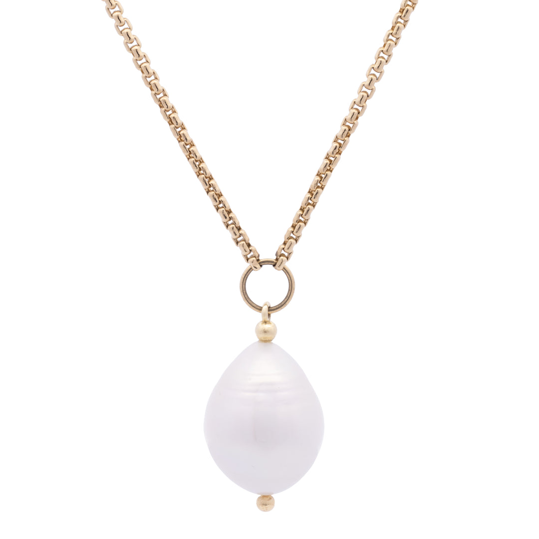 Large Freshwater Baroque Pearl Necklace
