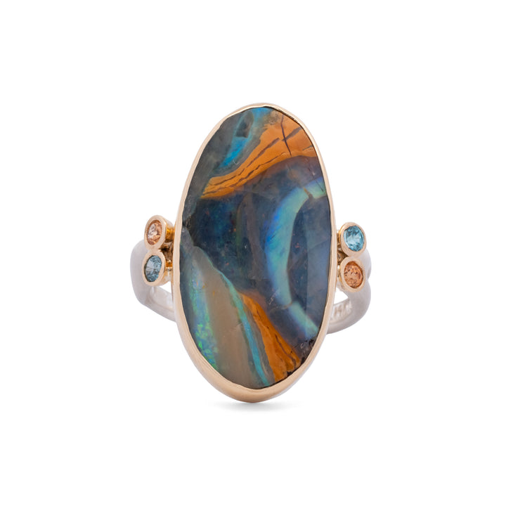 Boulder Opal Ring