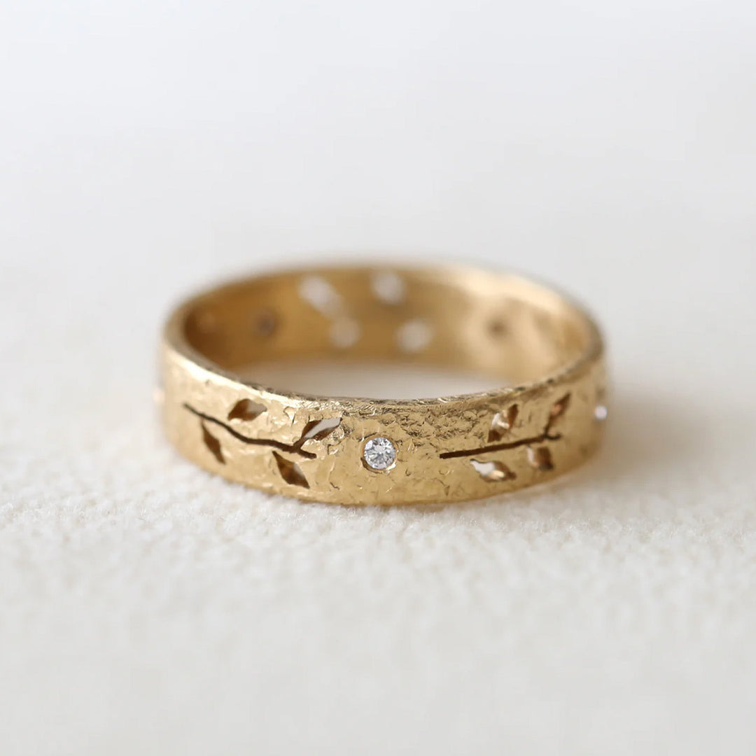 Gold Leaf Cut Out Band