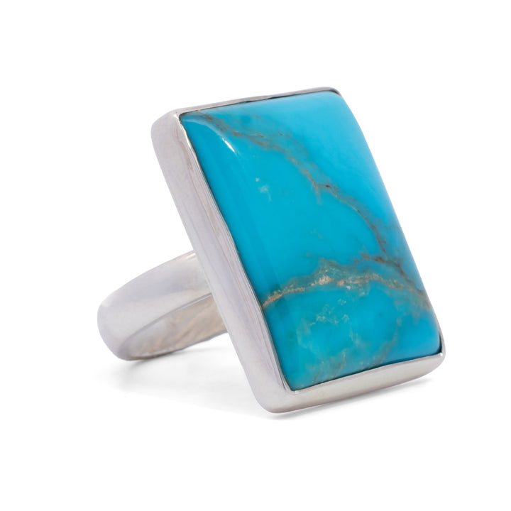 Rectangle Turquoise Ring