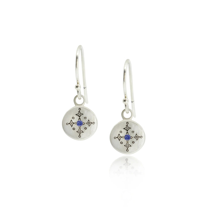New Moon Charm Drop Earrings