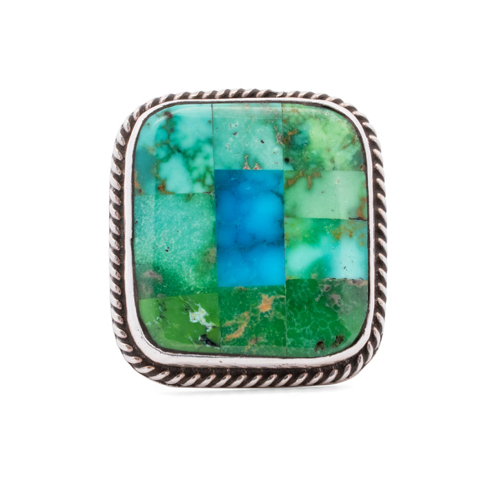 Aldrich Art Turquoise Inlay Ring