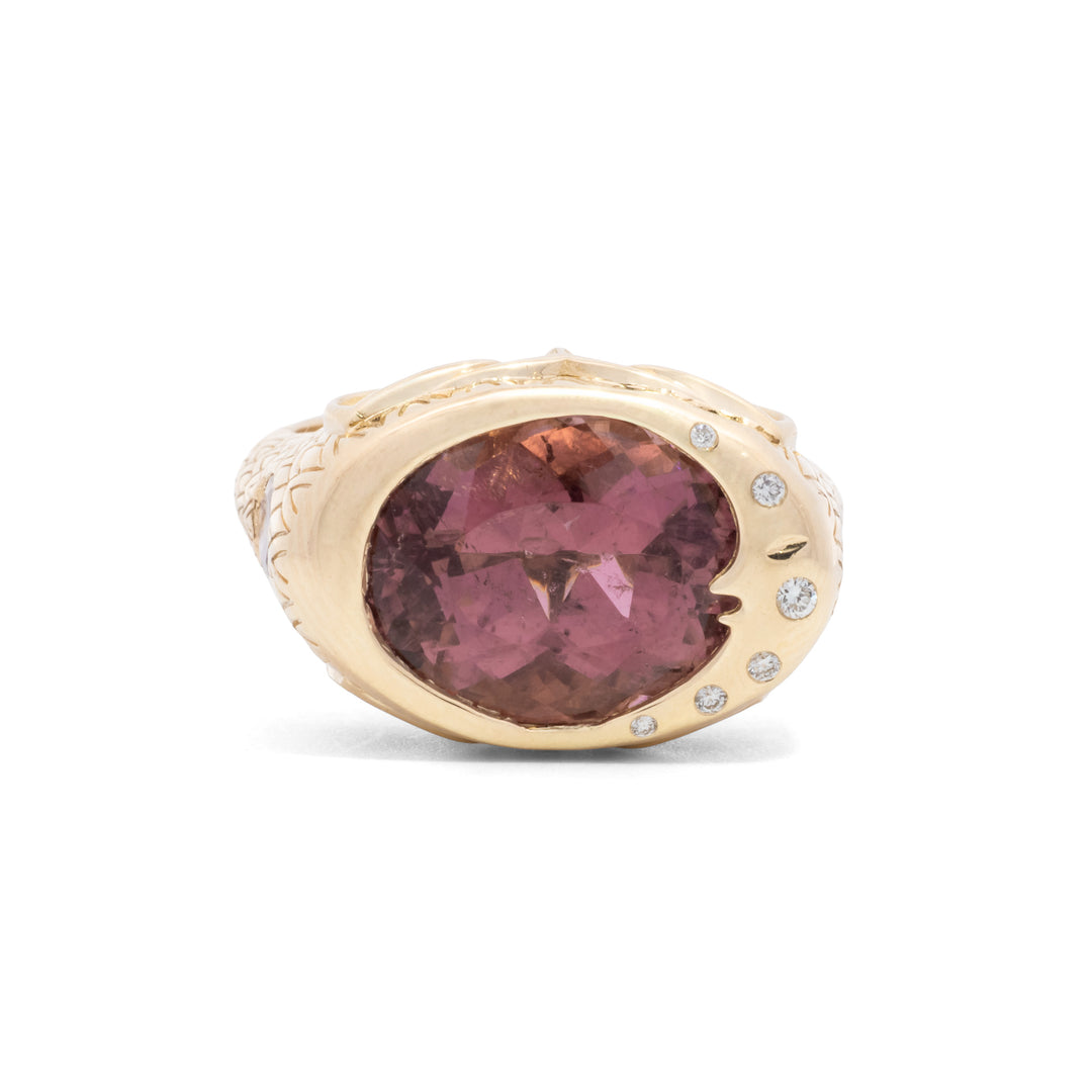 Night Owl Pink Tourmaline Ring