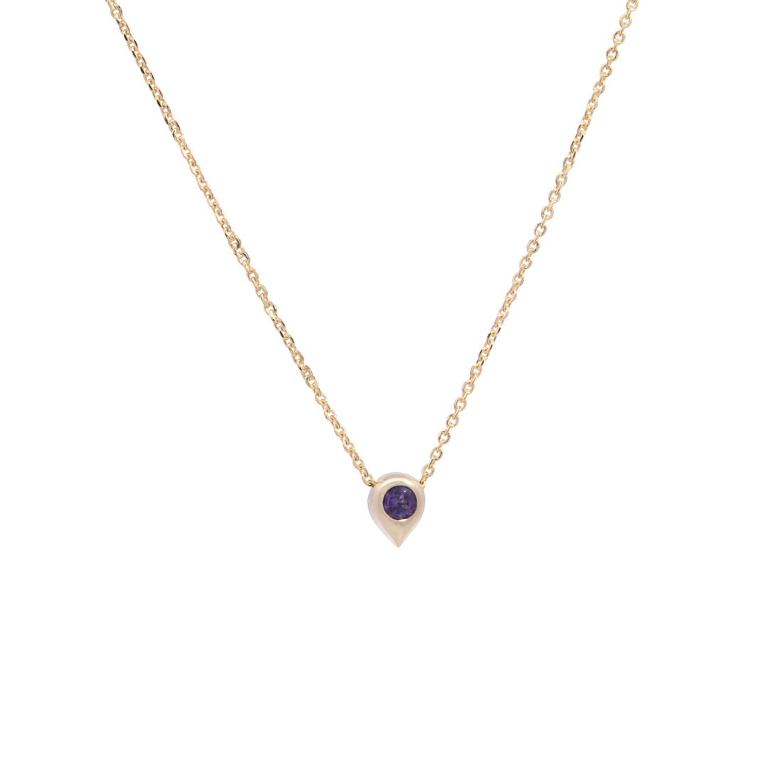Birth Stone Teardrop Gemstone Bead