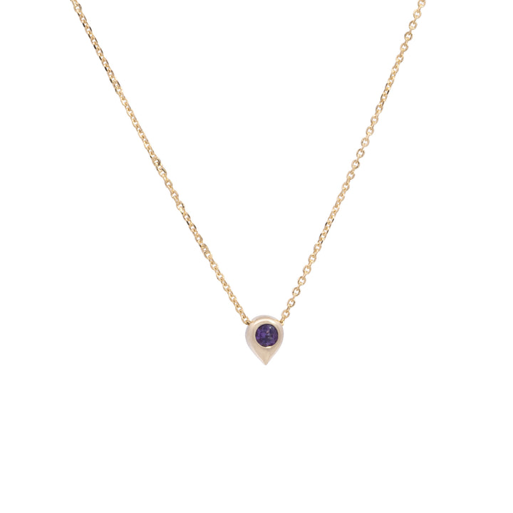 Birth Stone Teardrop Gemstone Bead