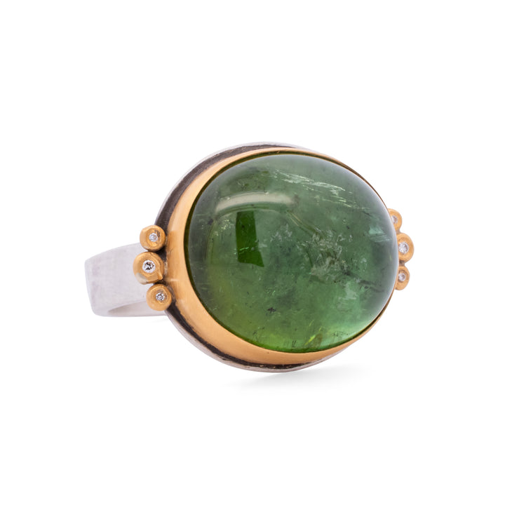 Green Tourmaline Ring