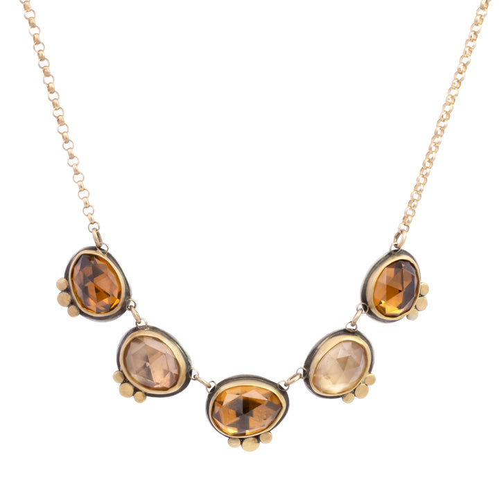 Rose Cut Zircon Necklace
