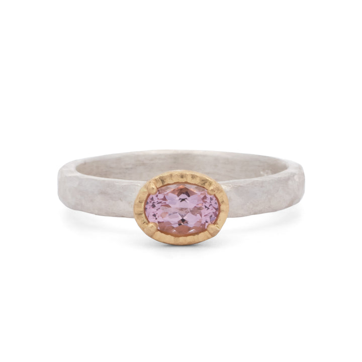 Petite Oval Morganite Ring