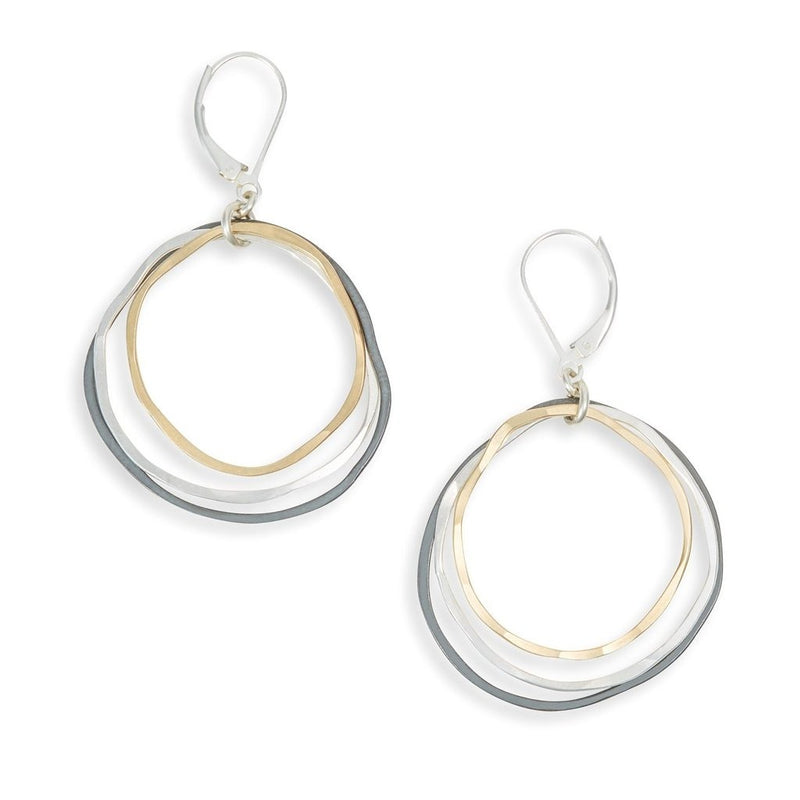 Mixed Caldera Drop Earrings