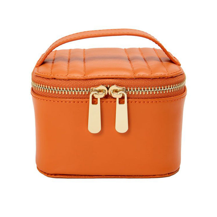 Maria Zip Jewelry Cube - Tangerine