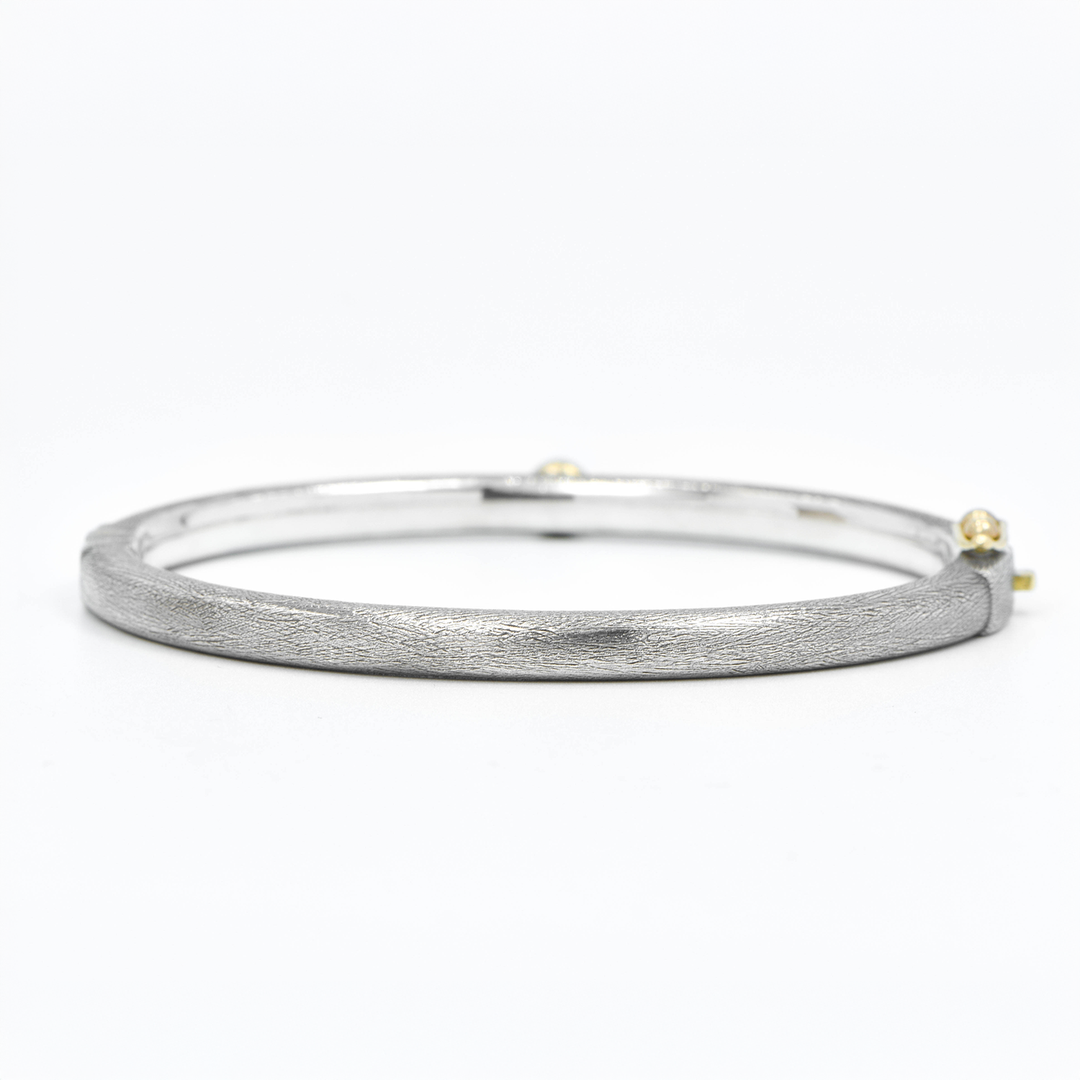 4mm Gypsy Lux Round Diamond Bangle Bracelet