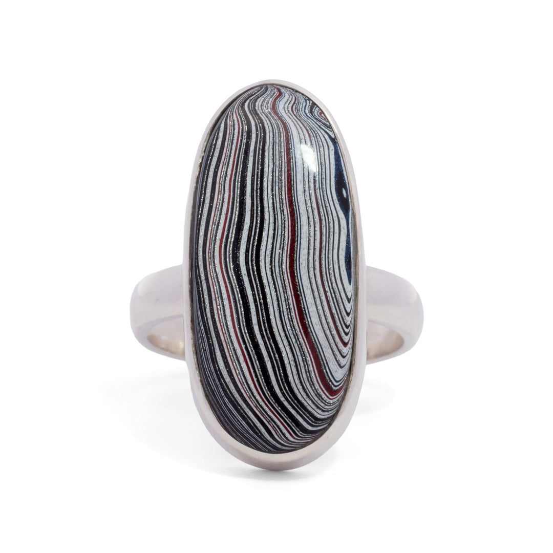 Fordite Ring