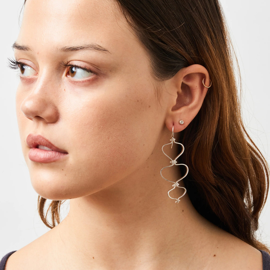 Lush Hinged Drop Earrings