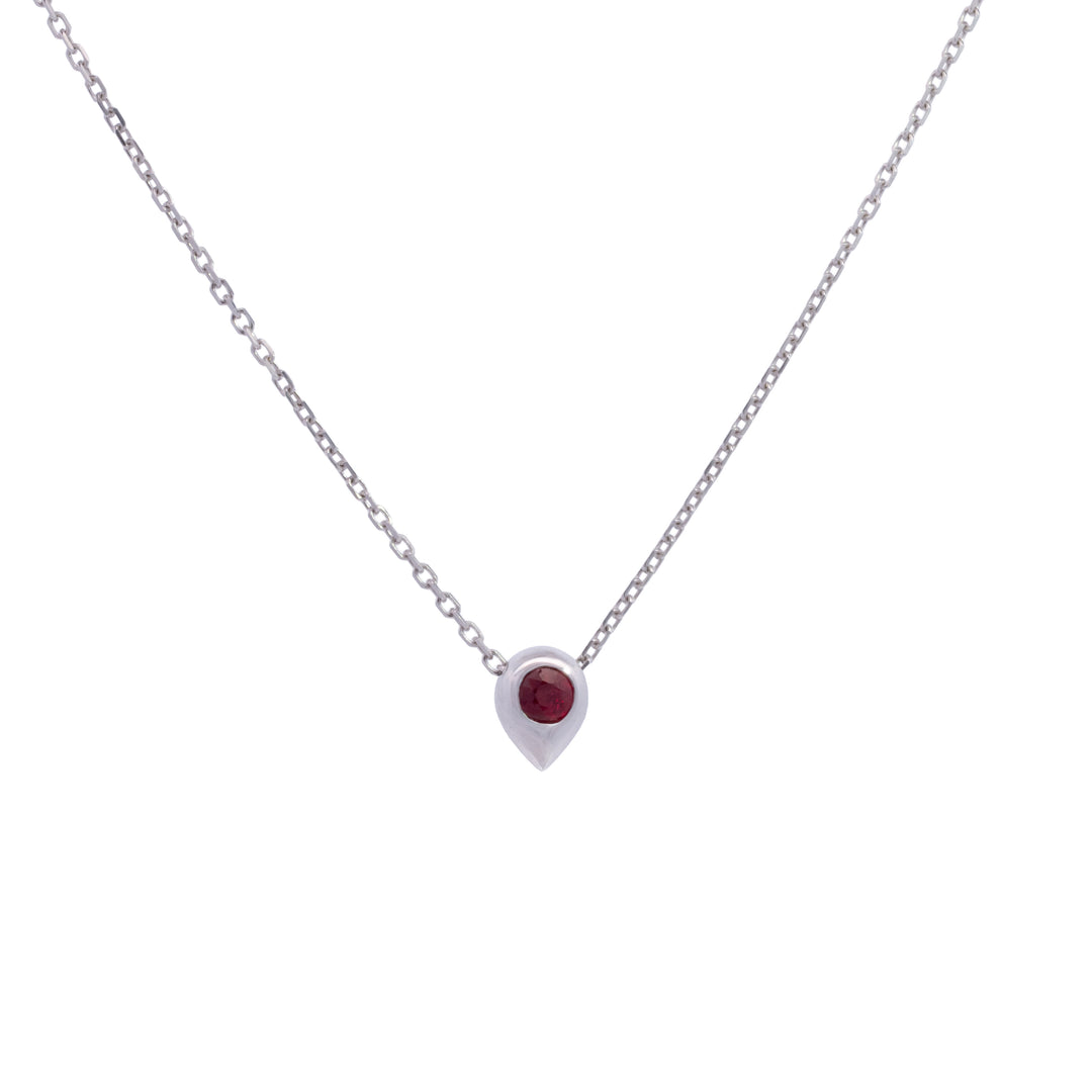 Birth Stone Teardrop Gemstone Bead