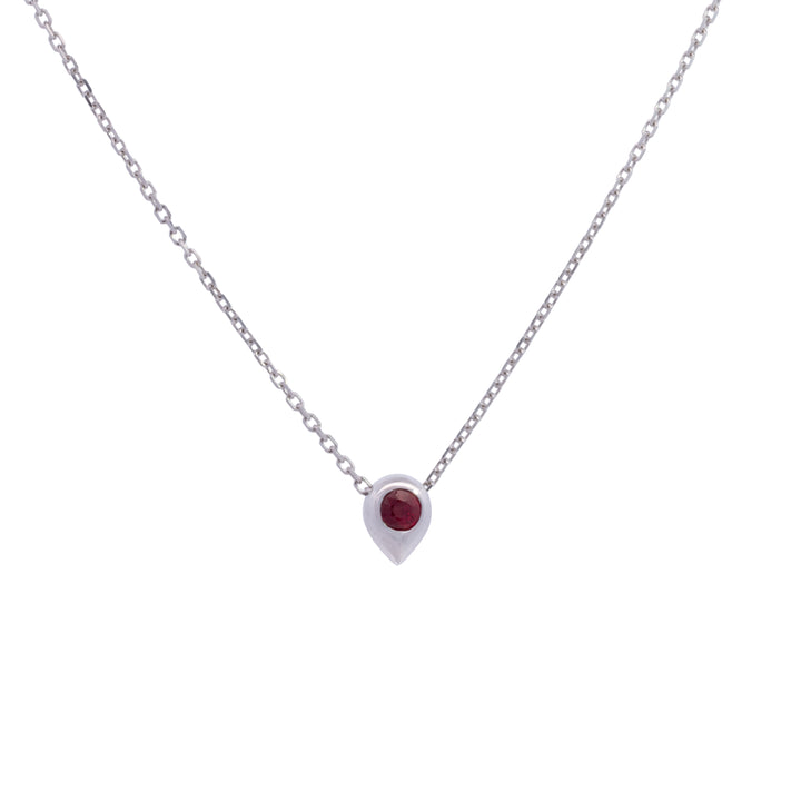 Birth Stone Teardrop Gemstone Bead
