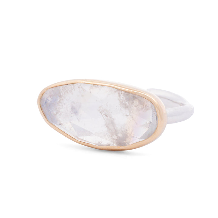 Rainbow Moonstone Ring