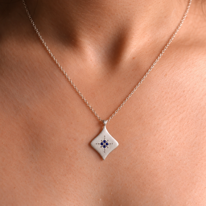 Silver Night Pendant Necklace