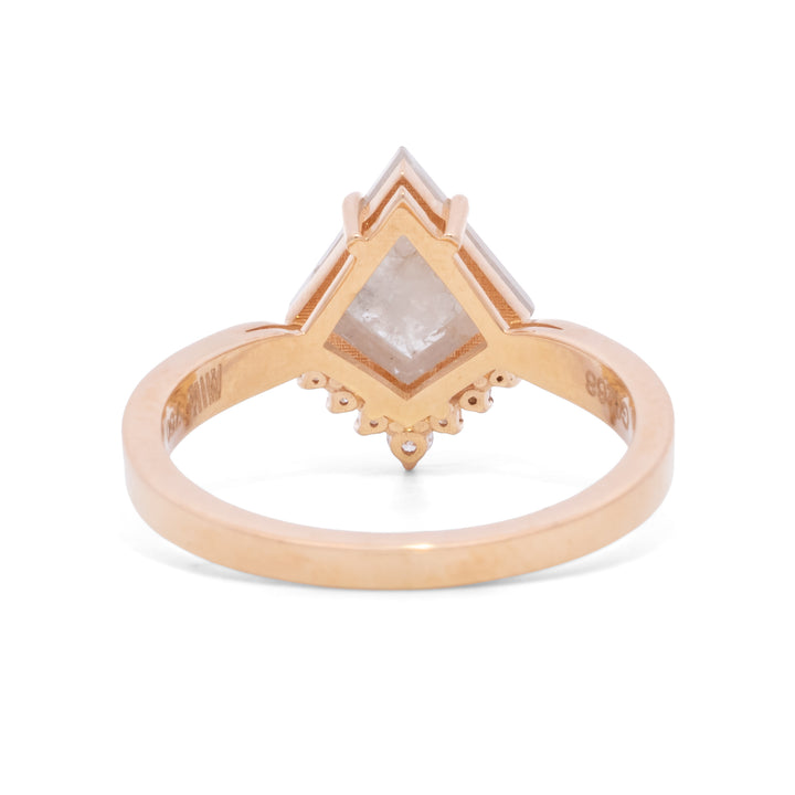 Icy Grey Kite Diamond Ring