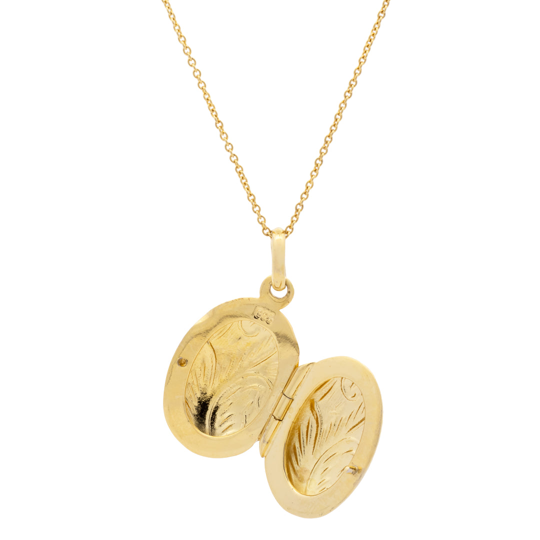 Oval Mystic Locket Necklace