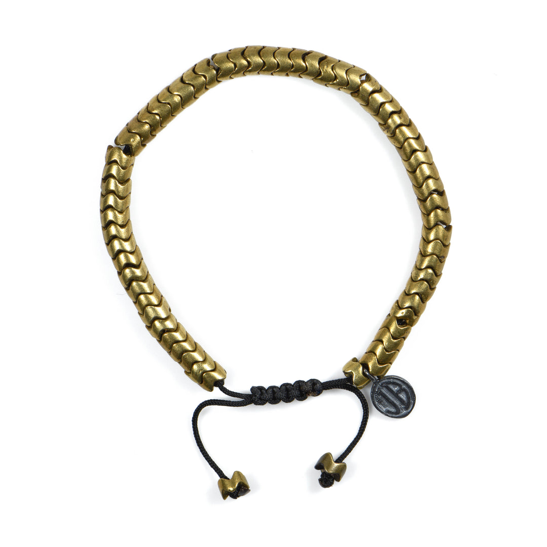 6mm Brass Snake Chain Bracelet