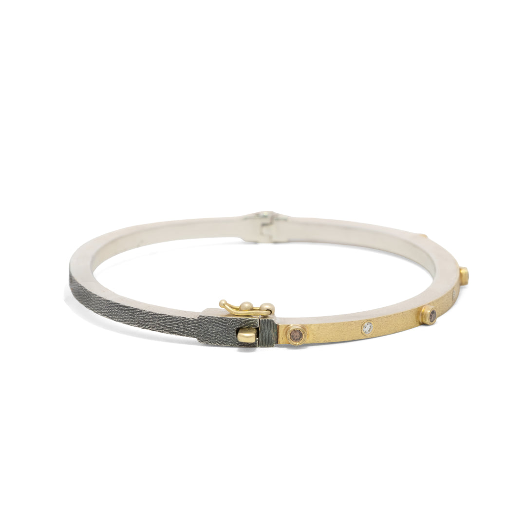 Trunk Show 2.5mm Junia Champagne & White Diamond Bracelet
