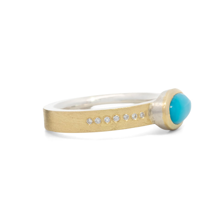 Trunk Show Oval Bezel Turquoise Ring