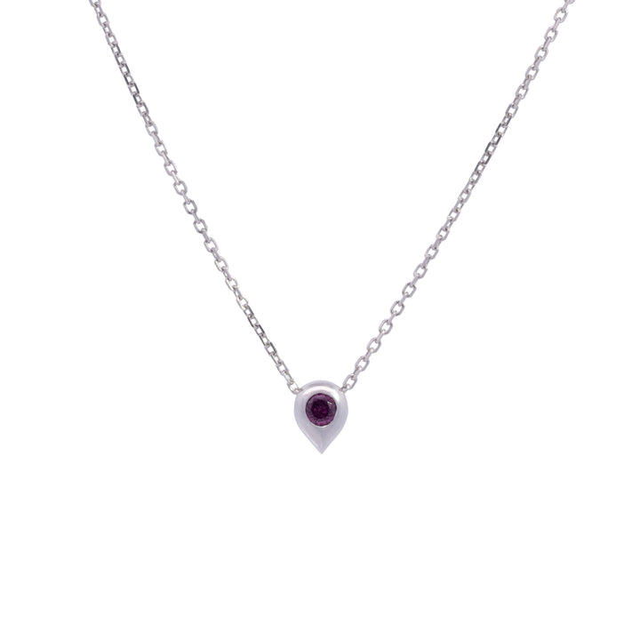 Birth Stone Teardrop Gemstone Bead