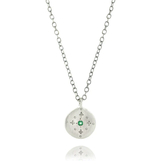 New Moon Charm Necklace