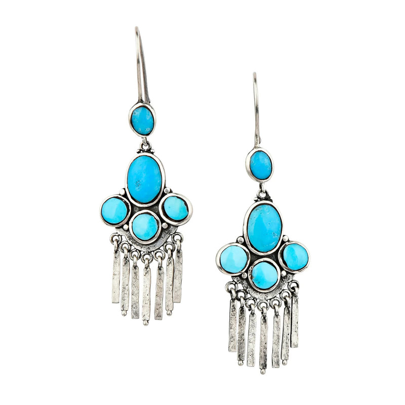 La Reina Turquoise Drop Earrings