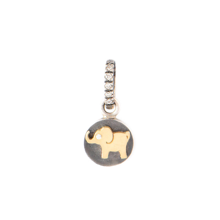 Diamond Eye Elephant Pendant