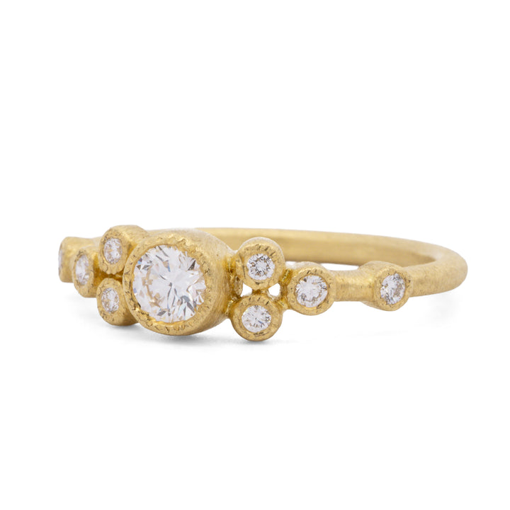Nine Bezel Diamond Ring