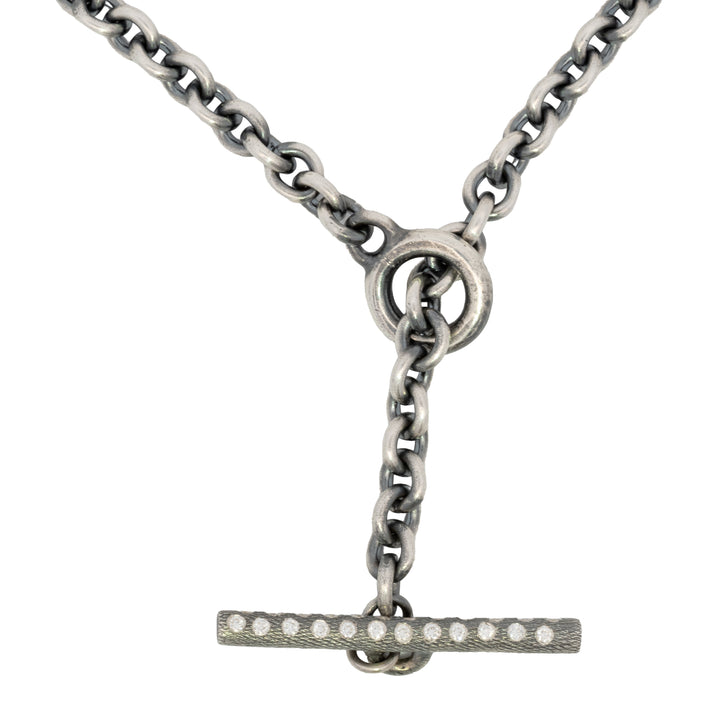 Lucia Lux Large Toggle Diamond Bar Chain