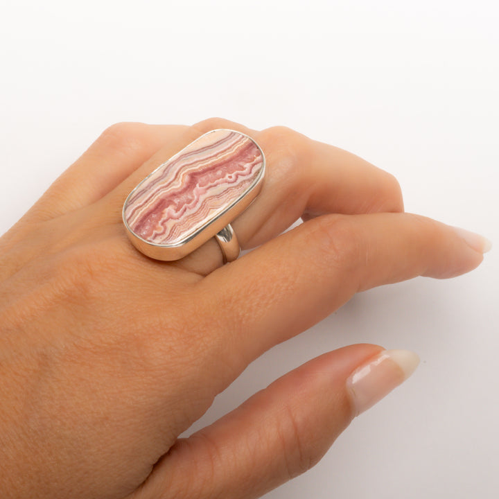 Rhodochrosite Ring