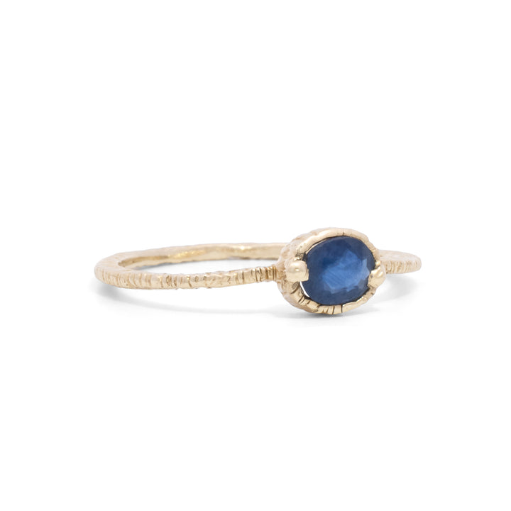 Small Oval Kyanite Ring