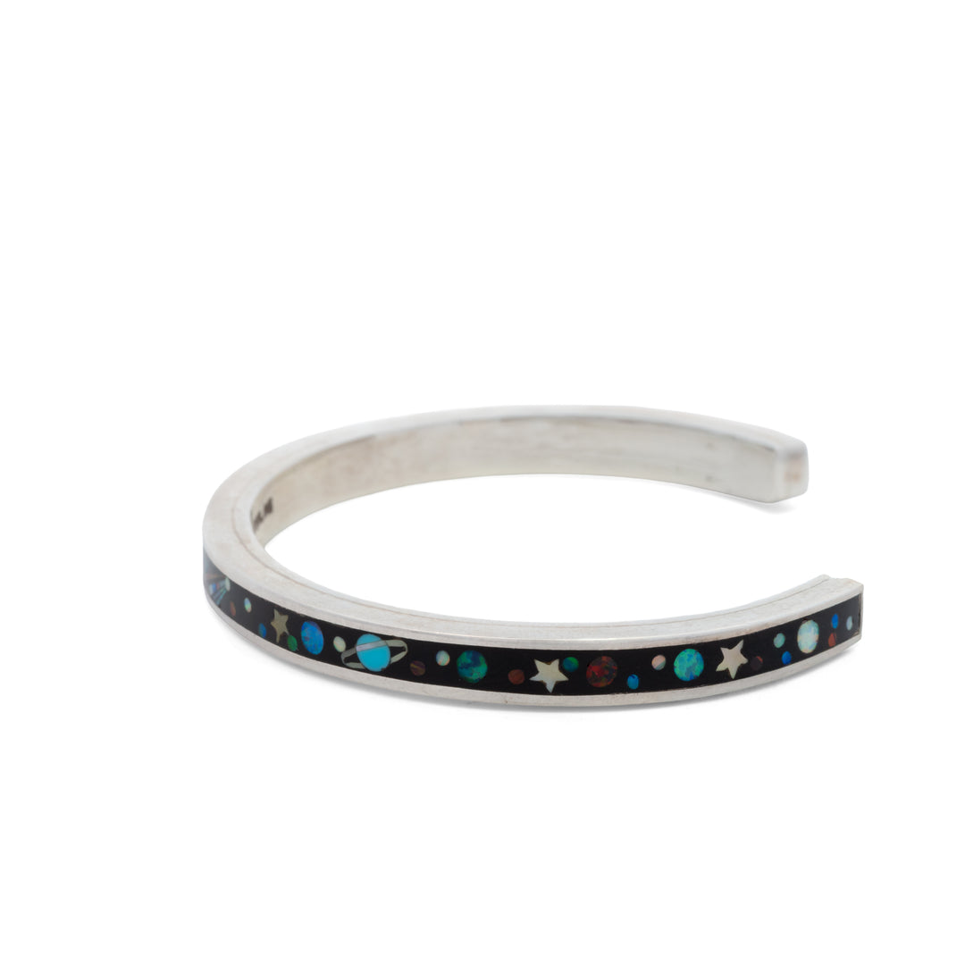 Medium Galaxy Stone Inlay Cuff
