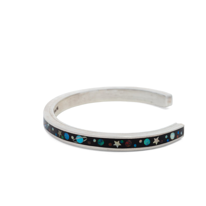 Medium Galaxy Stone Inlay Cuff