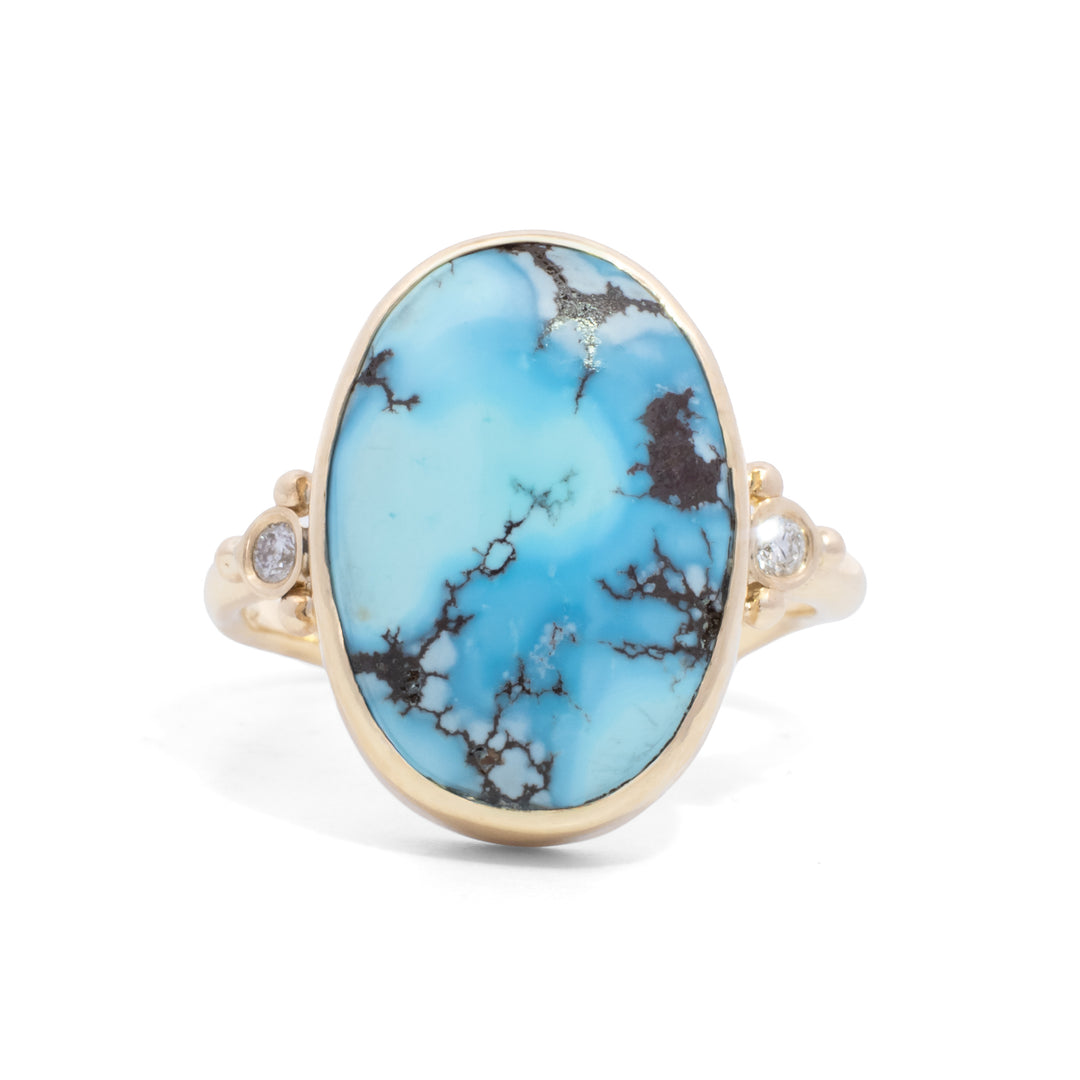 Golden Hills Turquoise & Diamond Ring